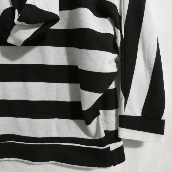 SEDUCTIONS, small, striped cropped hoodie, kangaroo pockets, EUC - Picture 14 of 15
